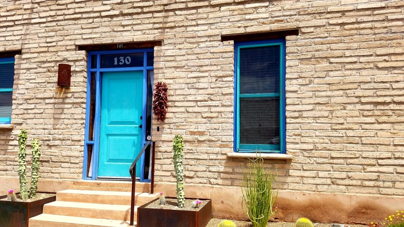 Colorful Adobe in Barrio Viejo