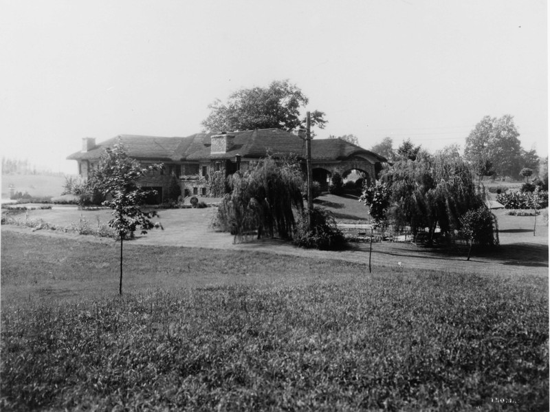 Northwest view of the house in 1925