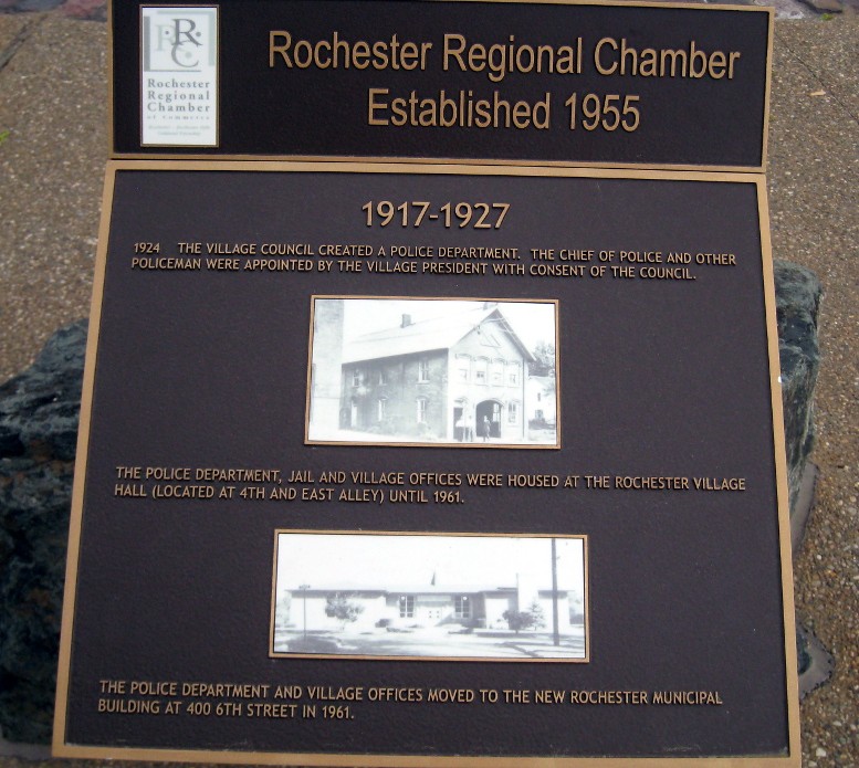 Rochester Bicentennial Sundial marker, decade 1917-1927