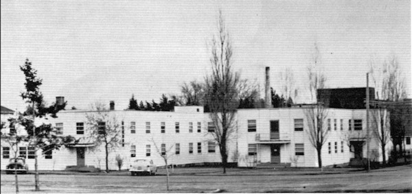 Garry Hall was the eastern wing (left side) of Hudson Hall