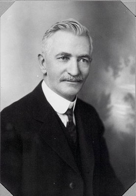 A Portrait of Morton J. Elrod in 1940, who is known as Montana's Naturalist Pioneer