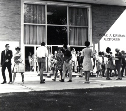 Students Outside the Kirkham