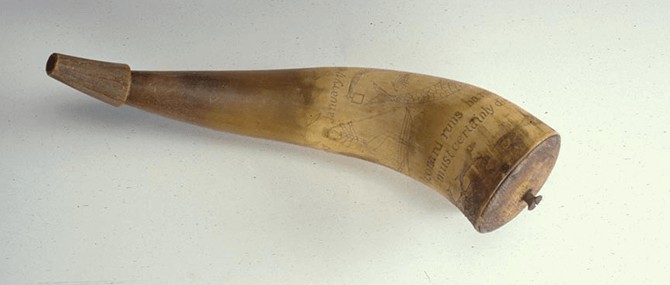 Powder Horn, United States, 1820. 