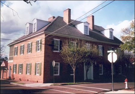 The building in Natchez that was used for the early state legislature meetings.