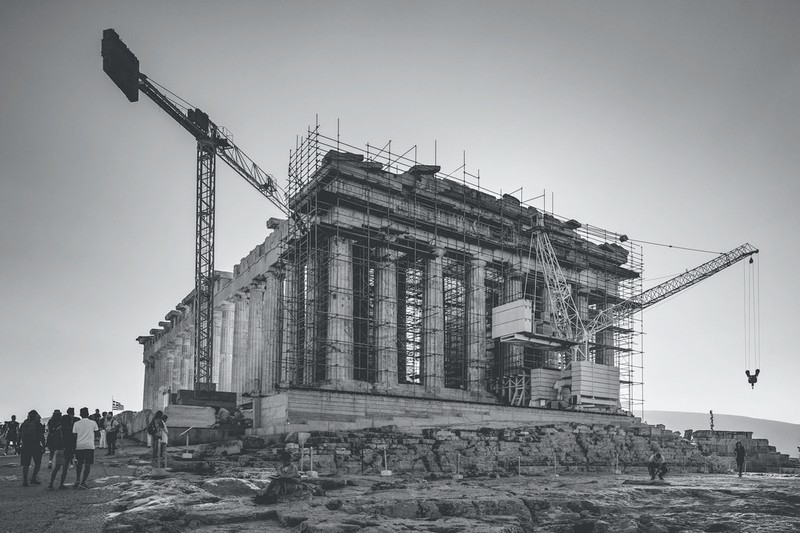 Parthenon under reconstruction (2019)