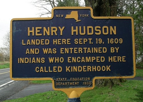 Henry Hudson historical marker 