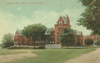 Amherst, Mass., M.A.C., South College, ca. 1912.
Postcard. 