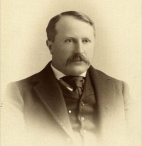 I. C. White, president of the Morgantown Brick Company. White served as assistant geologist the US Geological Survey, and surveyed PA, WV and OH and their vast mineral resources. He was appointed West Virginia's first State Geologist. Wikimedia.