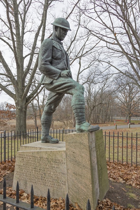 Timothy Ahearn Memorial, West River Memorial Park, New Haven, Connecticut. Photograph by William Sacco, 2016.