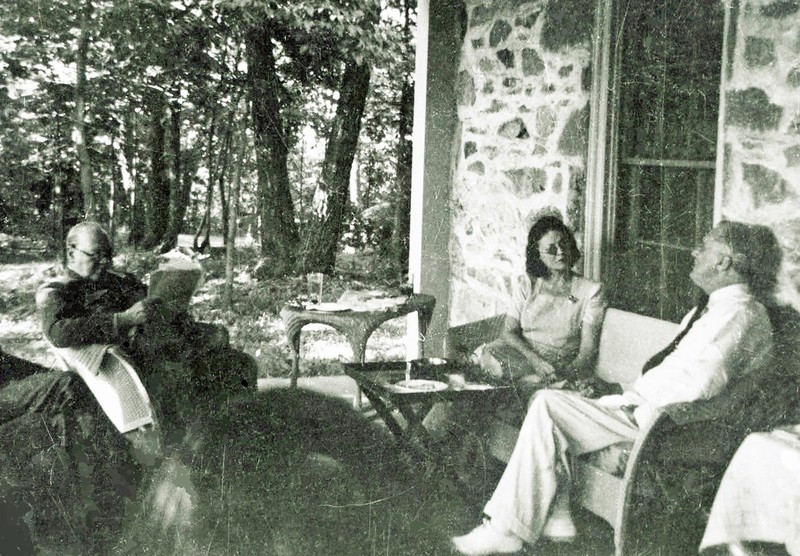 Franklin Roosevelt and Winston Churchill at Top Cottage