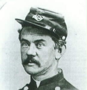 Union Colonel Frederick Benteen, who unwisely charged his exhausted cavalry nearly half a mile against the Confederate left flank. The attack soon bogged down and was repulsed.