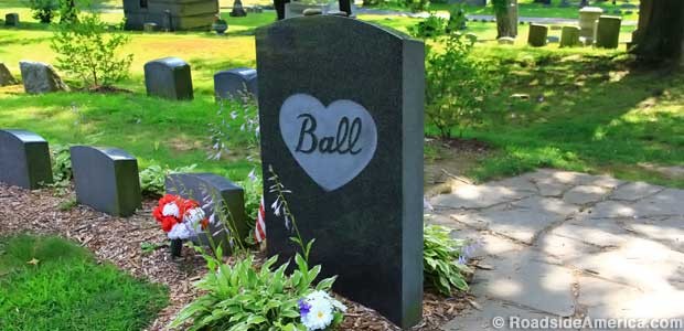 Lucille Ball's grave