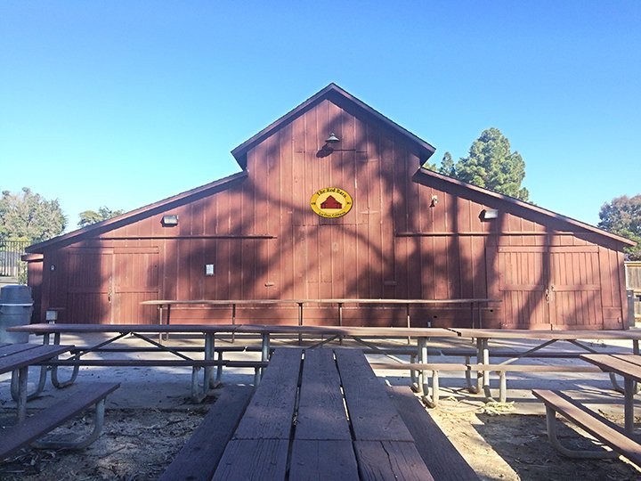 The Red Barn from the picnic area