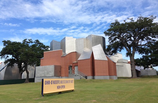 Dedicated to the “mad potter” George Ohr, The Ohr-O’Keefe Museum in Biloxi -
 rebuilt after Hurricane Katrina using Frank Gehry architecture. Photo Credit: Liz Borod Wright