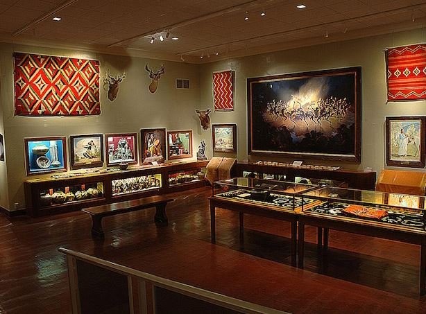 Museum display (image from the Woolaroc Museum and Wildlife Preserve)