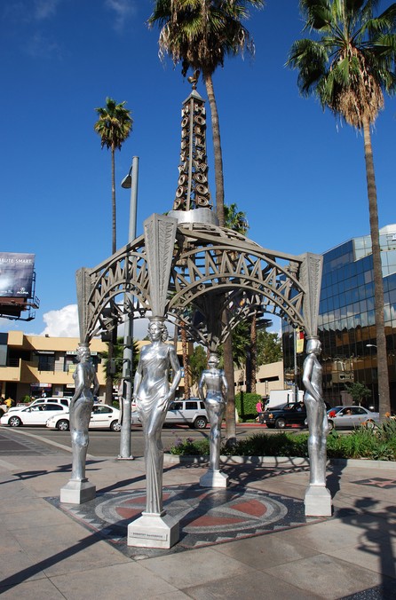 The Hollywood and La Brea Gateway gazebo (photo by Floyd B. Bariscale)