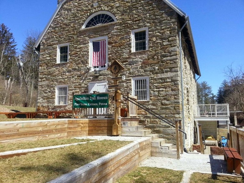 The 1760 former grist mill that is now home to the Appalachian Trail Museum.