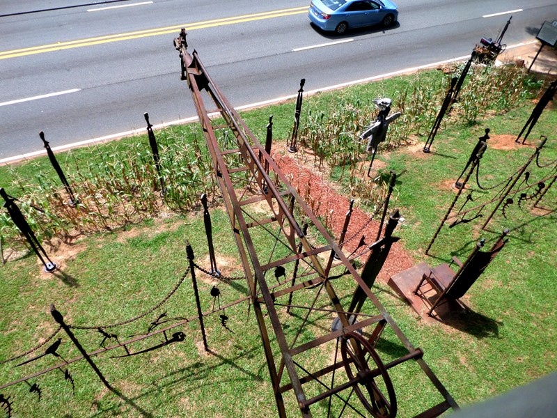"Druid Hill battlefield"(2014) 
as viewed from the "Control Tower"(1996)
