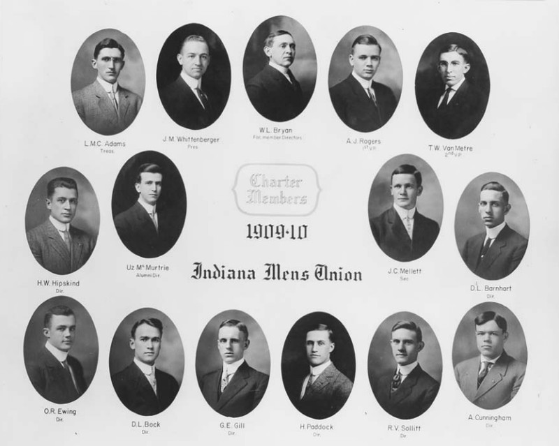 When the Indiana Union was first founded in 1909, women were not allowed to join as members. This would not change until 1952.