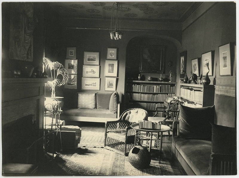 President Thomas' study photographed in 1904