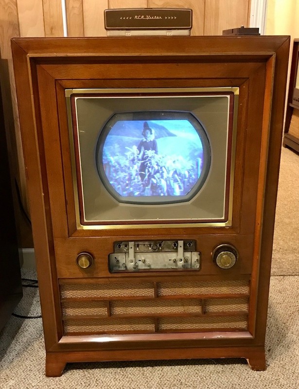 The museum has restored many televisions back to operating condition, including this 1954 RCA CT-100 set. Image obtained from Huffington Post. 