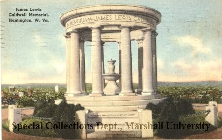 Postcard of the James Lewis Caldwell Memorial, circa 1940