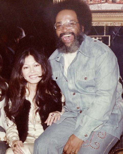 Cecil Williams and his wife Janice Mirikitani in the early 1970's