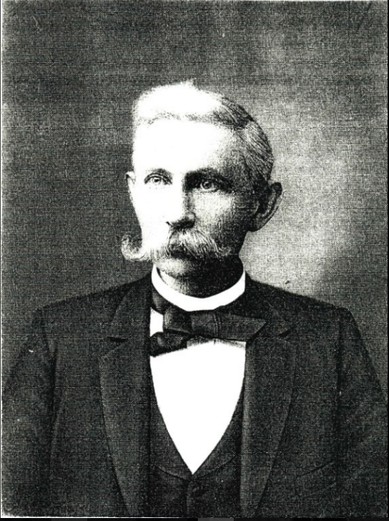 Morris Sharp (1838-1905) was a very influential resident of Washington Court House; he was affiliated with several businesses, owned much farmland, and once ran for governor. Image courtesy of the Fayette County Historical Society.