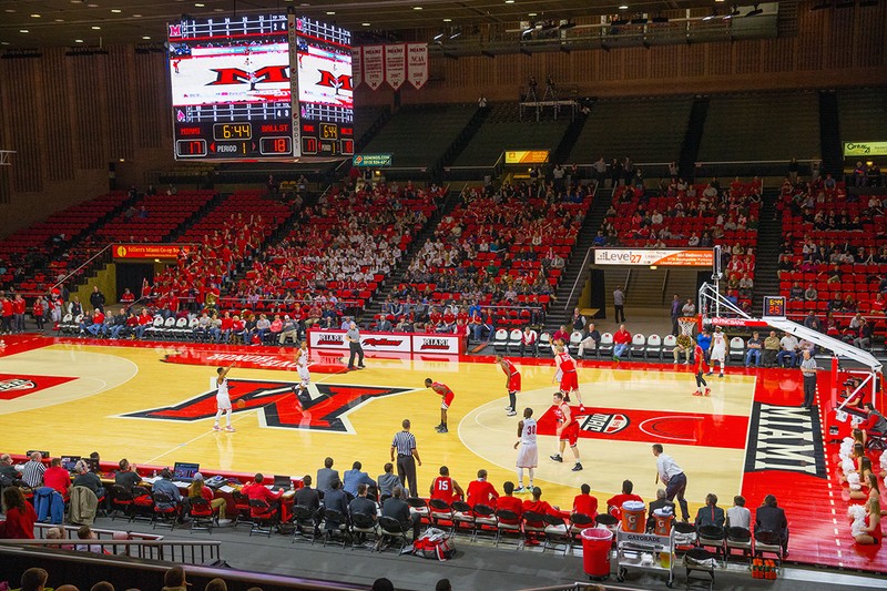 Millett Hall is home to the Miami Redhawks