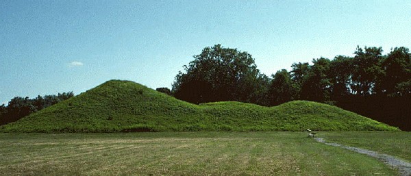 Spiro Mounds (image from the Robinson Library)