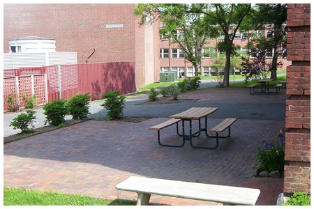 Wilder Patio "Class of 1921"bench.