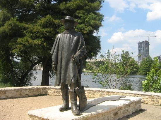 The Stevie Ray Vaughan statue