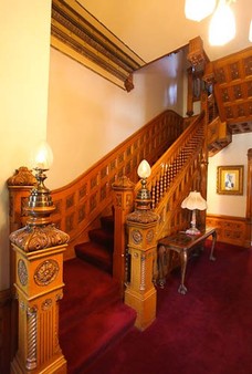 Staircase inside the mansion