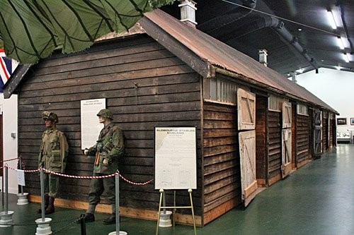 The stable that housed members of the Parachute Infantry Regiment.
