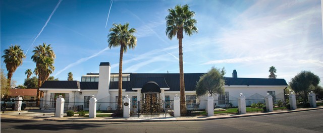 Exterior of the Liberace Mansion