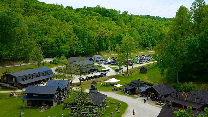 Overview of the main village.