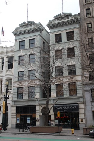 The Herald Building was constructed in 1905 by architect John C. Craig. Iowa born, Craig was also responsible for the design of other historic buildings in Salt Lake City such as the Moxom Hotel, Salt Lake Stock Exchange, and the New Grand Hotel.