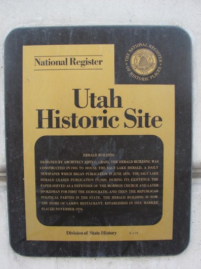 The Herald Building was added to the National Register of Historic Places in 1976. It is important not only for its architectural beauty but the rich history that it possesses.