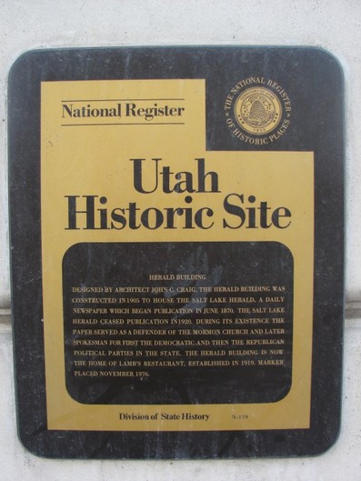 The Herald Building was added to the National Register of Historic Places in 1976. It is important not only for its architectural beauty but the rich history that it possesses. 