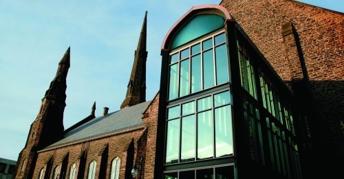 Built in 1871 as the Delaware Avenue Methodist Episcopal Church, Babeville is an arts venue founded by musician Ani DiFranco, who is a native of Buffalo. 