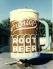 Close up of the mug on the roof
