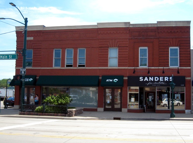 James Wilson Smith/Crissman Block, west elevation, 2020