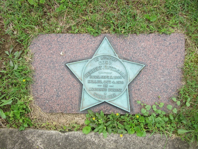 Headstone at Spring Hill Cemetery