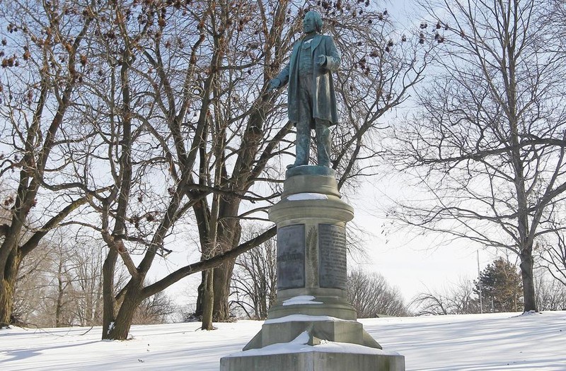 Frederick Douglass Monument in Highland Park