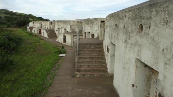 Coastal fortifications along Fort Baker 