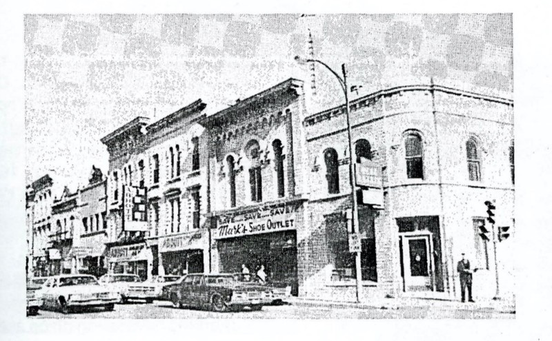 Corner of Main and Clinton, those familiar with downtown Waukesha will recognize the building that became People's Park