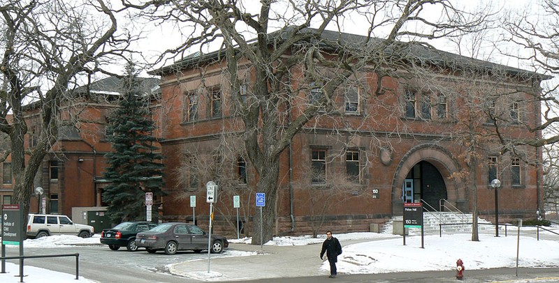 Pattee hall was built in 1889, though the south wing was added in 1904