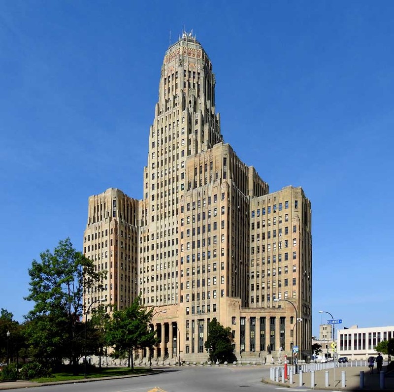 2020 Photo of Buffalo City Hall (circa 1931) from Buffalo as an Architectural Museum (blog)