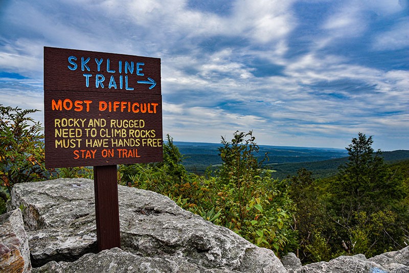 The Skyline Trail is one of the mountain's more rugged trails for advanced or experienced hikers