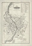 Map of Rochester from 1870 showing the First Unitarian Church at location 25